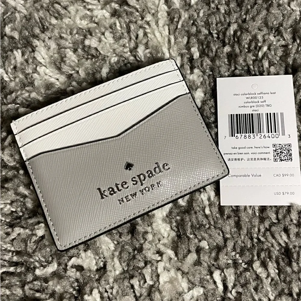 NWT Kate Spade Small Slim Card Holder